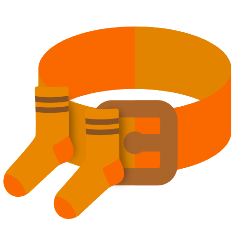 جوراب و کمربند