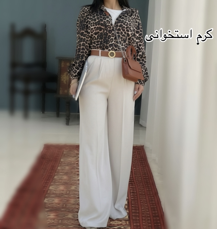 شلوار تمام بگ ترک مورگان ریزشی لخت