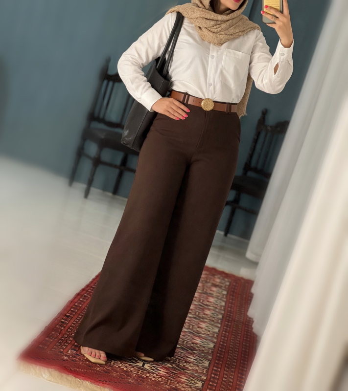 شلوار سوپربگ کتان پنبه