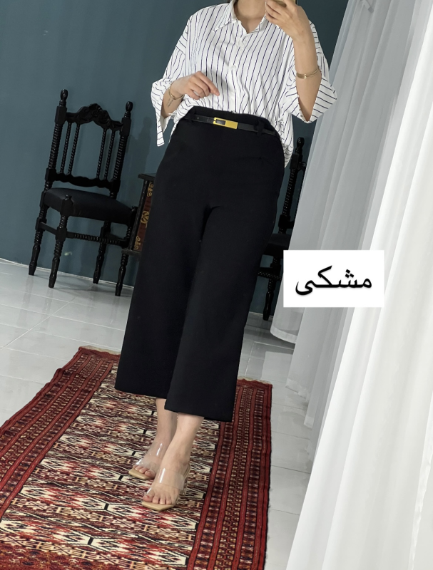 شلواروایدلگ کتان کش